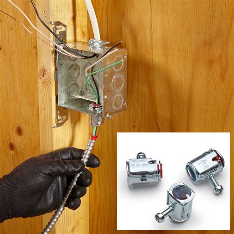 how to metal electrical box clamps|cable clamp for junction box.